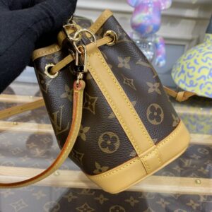 Replica Louis Vuitton Nano Noe Brown - top-tier luxury replica shoulder bag