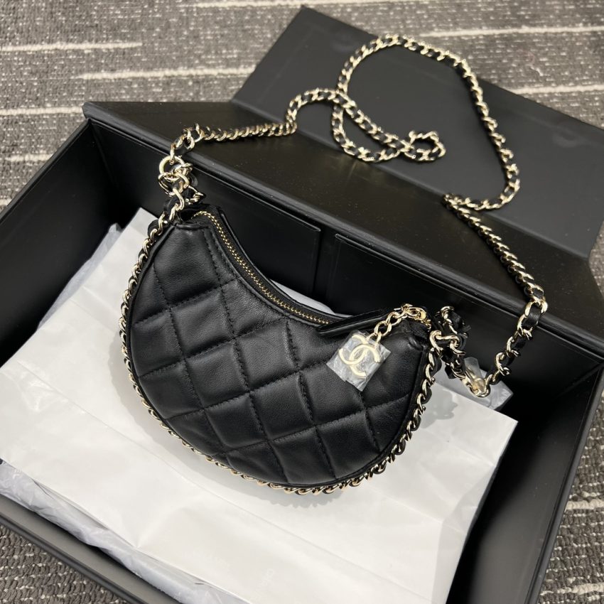 Replica CHANEL 23P Crescent Bag - 1:1 designer replica handbag