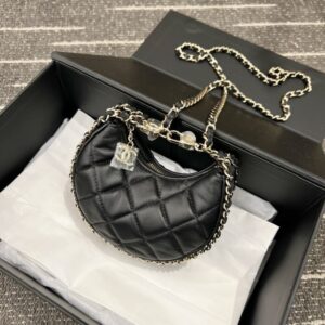Replica CHANEL 23P Crescent Bag - premium 1:1 fake handbag model