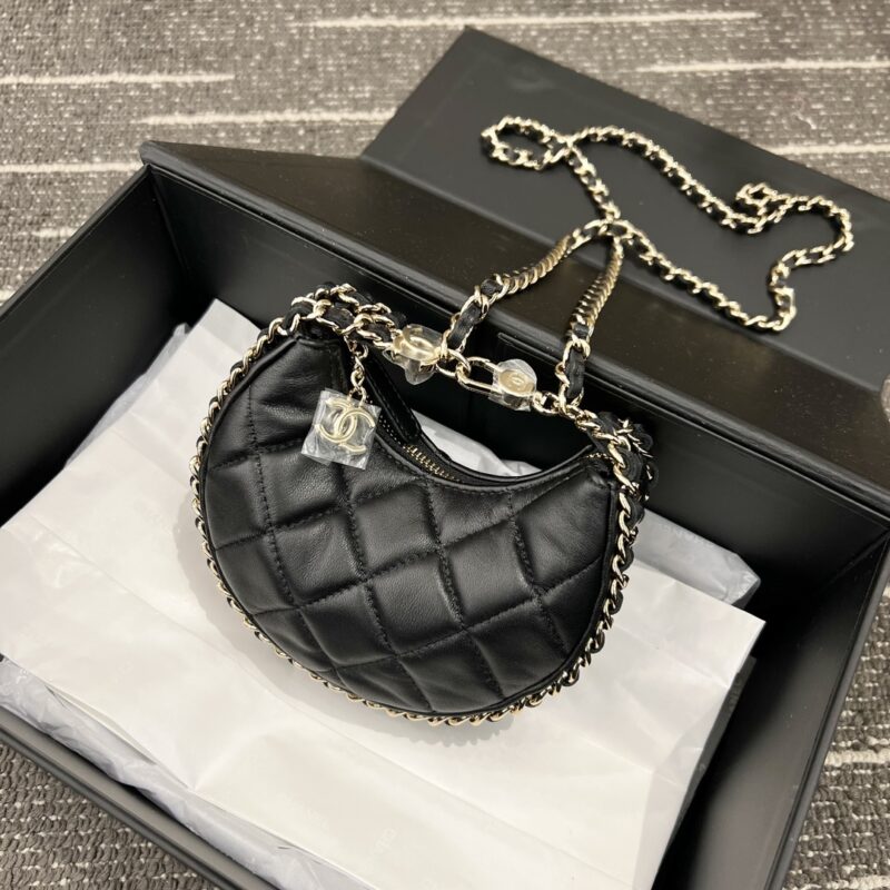Replica CHANEL 23P Crescent Bag - premium 1:1 fake handbag model