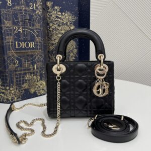 Replica Lady Dior Mini Black - elite superclone designer purse