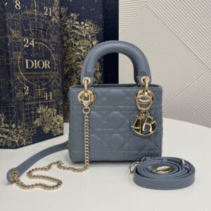 Replica Lady Dior Mini Blue - realistic designer-inspired fake bag