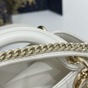 Replica Lady Dior Mini White - premium 1:1 fake handbag model