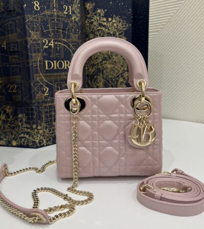 Replica Lady Dior Mini Pink - elite superclone designer purse
