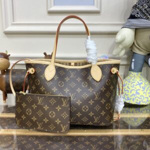 Replica Louis Vuitton Neverfull MM Brown Classic - best quality luxury bag dupe