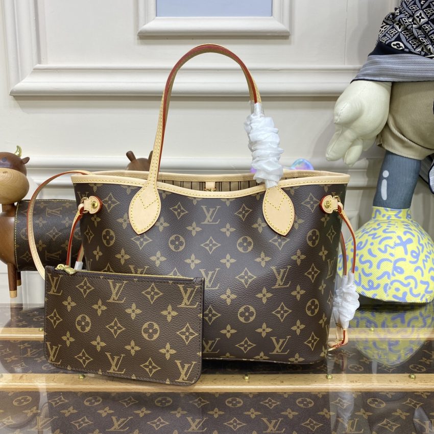 Replica Louis Vuitton Neverfull MM Brown Classic - best quality luxury bag dupe