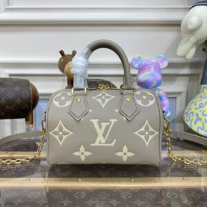 Replica Louis Vuitton Speedy Bandouliere 20 Milk Beige - high-end fake designer purse