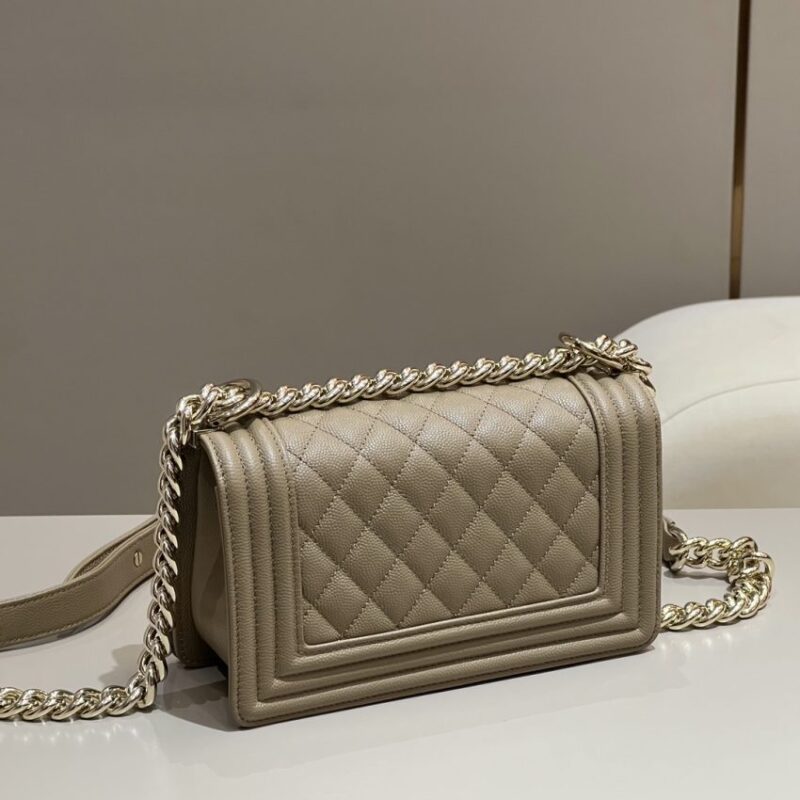 Replica CHANEL Le Boy Milk Tea - high-quality designer bag clone