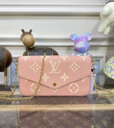 Replica Louis Vuitton Félicie Pochette Pink - high-accuracy replica luxury purse