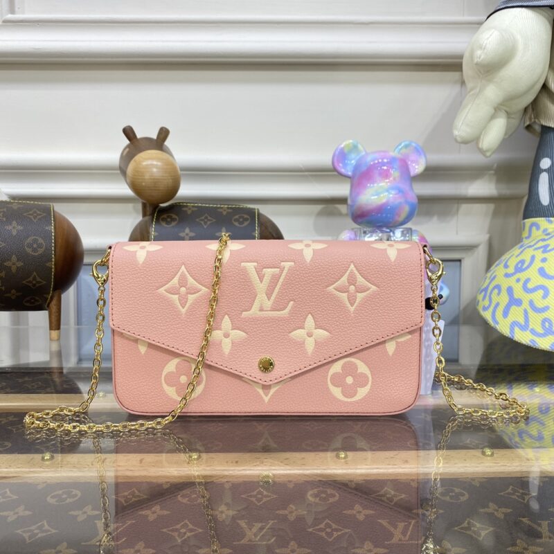 Replica Louis Vuitton Félicie Pochette Pink - high-accuracy replica luxury purse