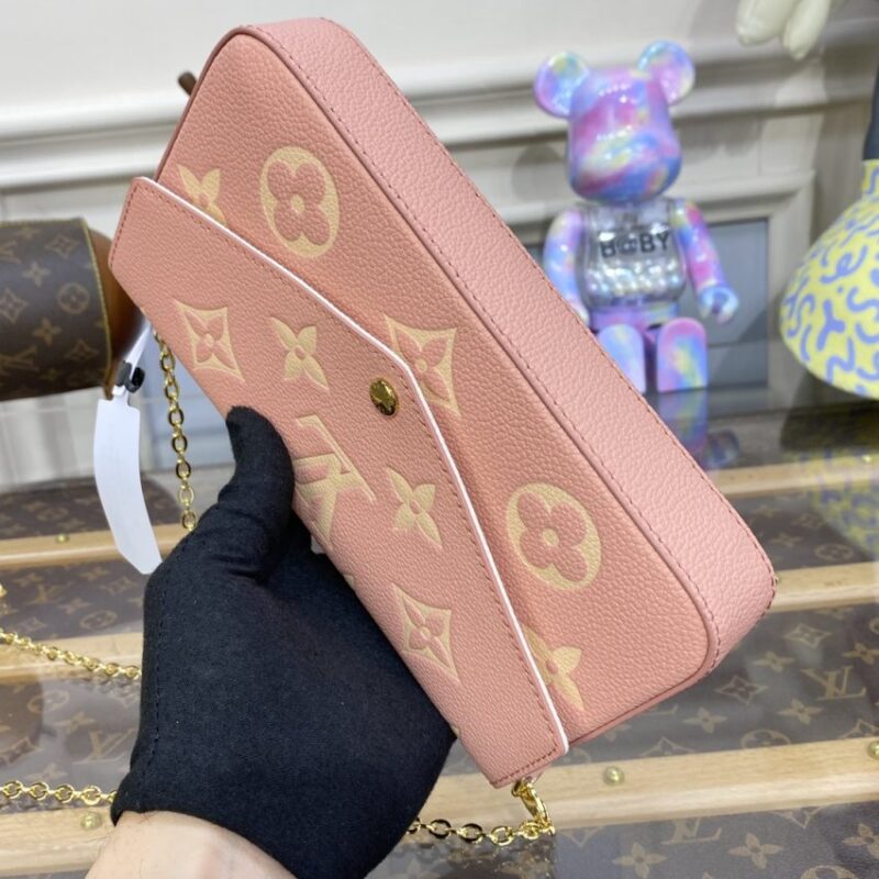 Replica Louis Vuitton Félicie Pochette Pink - realistic designer-inspired fake bag