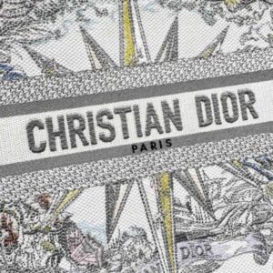 Replica Dior Tote Book Grey Lucky Star - near-authentic luxury replica handbag