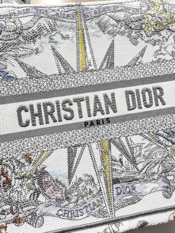 Replica Dior Tote Book Grey Lucky Star - near-authentic luxury replica handbag