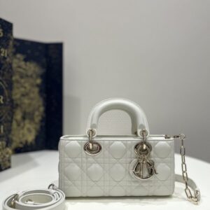 Replica Dior Lady D-Joy Bag White - near-authentic luxury replica handbag