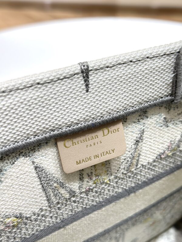 Replica Dior Tote Book Grey Lucky Star - best quality luxury bag dupe