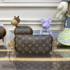 Replica Louis Vuitton Wallet on Chain Ivy Brown - elite superclone designer purse