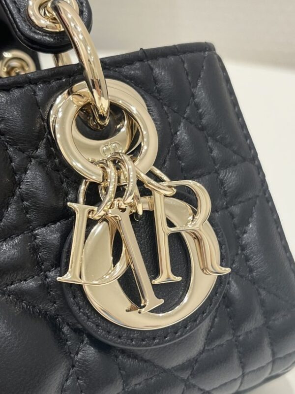 Replica Dior Lady D-Joy Mini Bag Black - ultra-realistic fake designer tote