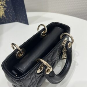 Replica Dior Lady D-Joy Mini Bag Black - high-end fake designer purse