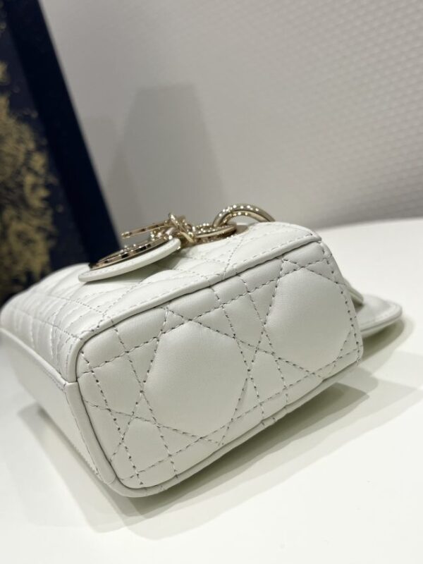 Replica Lady D-Joy Mini Bag White - ultra-realistic fake designer tote