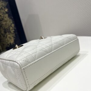 Replica Lady D-Joy Mini Bag White - 1:1 designer replica handbag