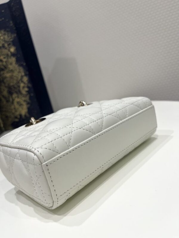 Replica Lady D-Joy Mini Bag White - 1:1 designer replica handbag
