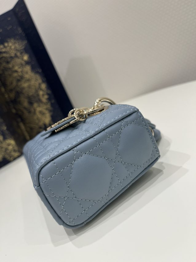 Replica Dior Lady D-Joy Mini Bag Blue - 1:1 designer replica handbag