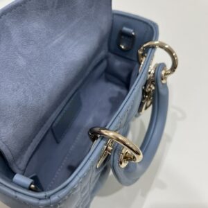 Replica Dior Lady D-Joy Mini Bag Blue - top-rated replica designer bag