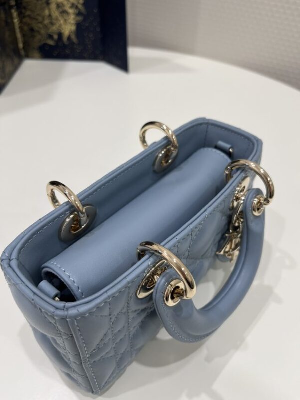 Replica Dior Lady D-Joy Mini Bag Blue - top-tier luxury replica shoulder bag