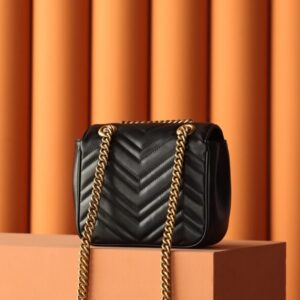 Replica Gucci GG Marmont Square Black - ultra-realistic fake designer tote