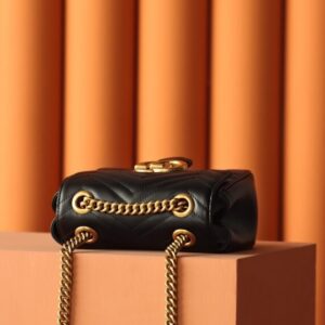 Replica Gucci GG Marmont Square Black - high-accuracy replica luxury purse