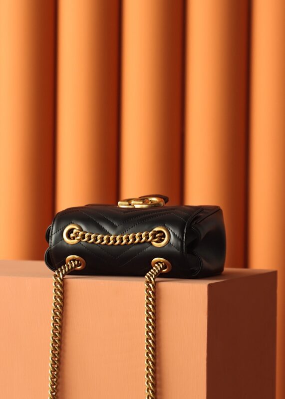 Replica Gucci GG Marmont Square Black - high-accuracy replica luxury purse