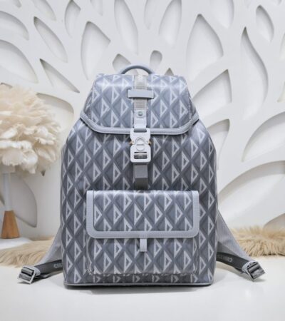 Replica Dior Hit The Road Backpack Diamond Grey - ultra-realistic fake designer tote