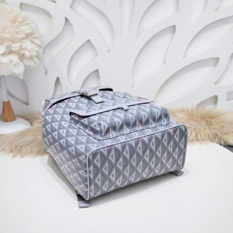 Replica Dior Hit The Road Backpack Diamond Grey - realistic designer-inspired fake bag