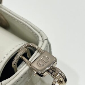 Replica Dior Lady D-Joy Bag White Patent - realistic designer-inspired fake bag