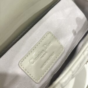 Replica Dior Lady D-Joy Bag White Patent - ultra-realistic fake designer tote