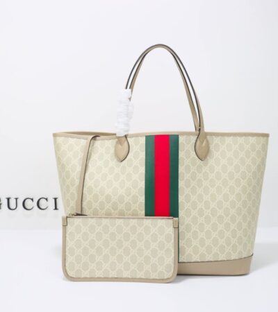 Replica Gucci GG Large Tote Bag Beige - ultra-realistic fake designer tote