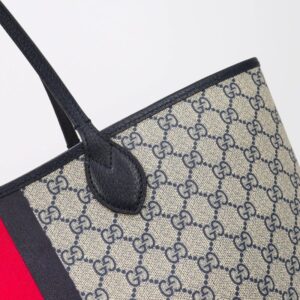 Replica Gucci GG Large Tote Bag Blue - authentic-look luxury purse replica