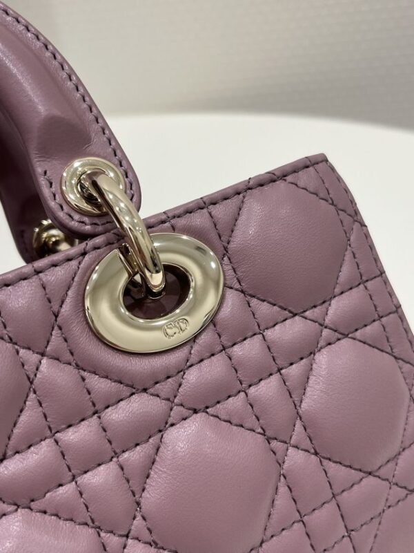 Replica Dior Lady D-Joy Bag Purple - best quality luxury bag dupe