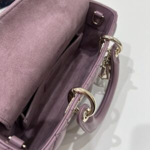 Replica Dior Lady D-Joy Bag Purple - ultra-realistic fake designer tote