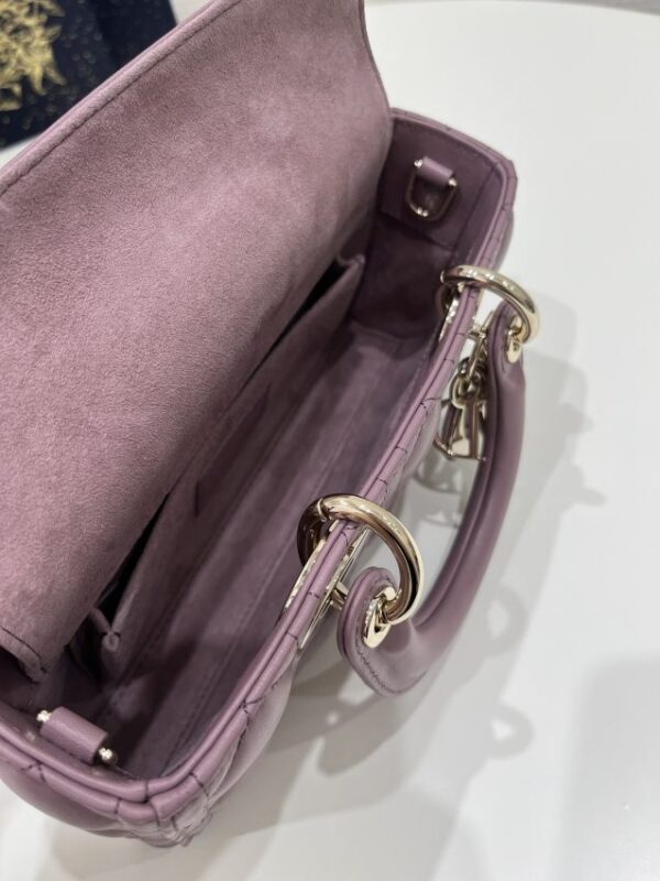 Replica Dior Lady D-Joy Bag Purple - ultra-realistic fake designer tote