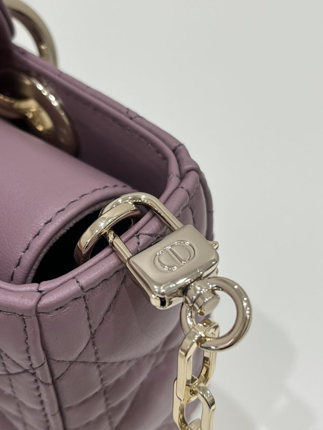 Replica Dior Lady D-Joy Bag Purple - top-tier luxury replica shoulder bag