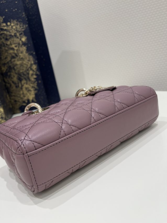 Replica Dior Lady D-Joy Bag Purple - authentic-look luxury purse replica