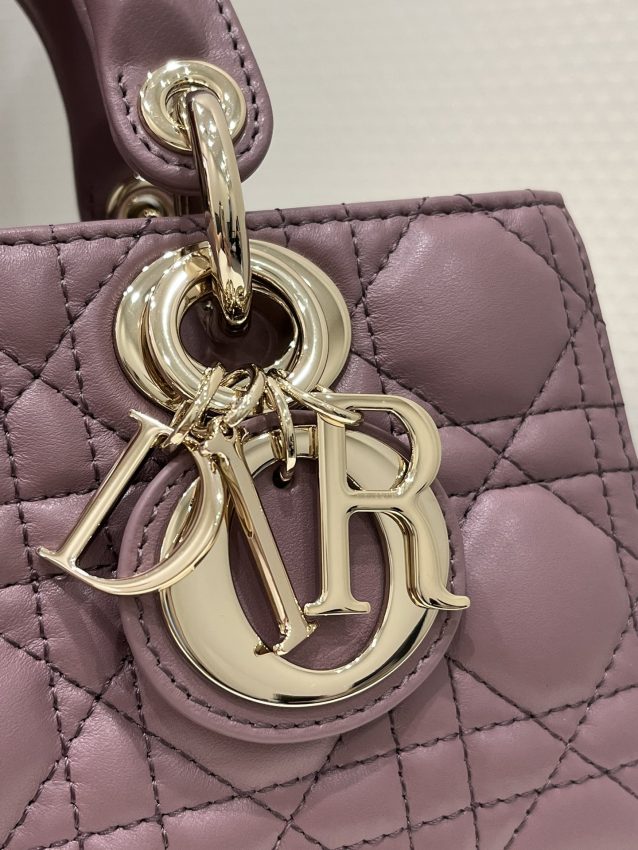 Replica Dior Lady D-Joy Bag Purple - high-accuracy replica luxury purse