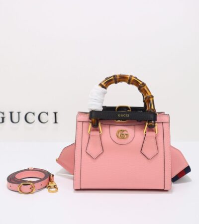 Replica Gucci Diana Small Tote Pink - premium-grade designer purse dupe