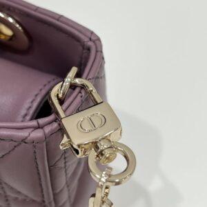 Replica Dior Lady D-Joy Mini Bag Dark Purple - realistic designer-inspired fake bag