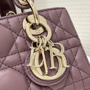 Replica Dior Lady D-Joy Mini Bag Dark Purple - 1:1 designer replica handbag