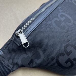 Replica Gucci Double G Waist Bag Black - high-quality designer bag clone
