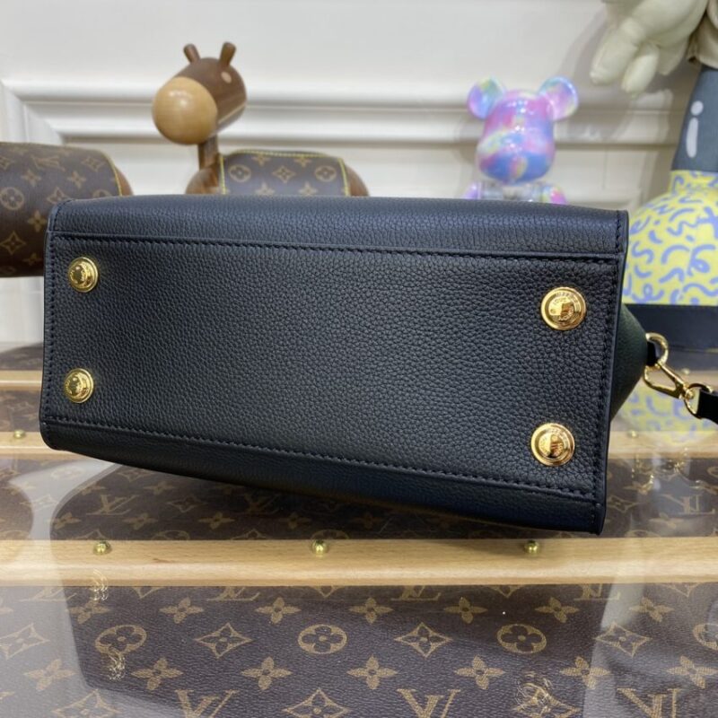 Replica Louis Vuitton On My Side PM Full Black - high-end fake designer purse