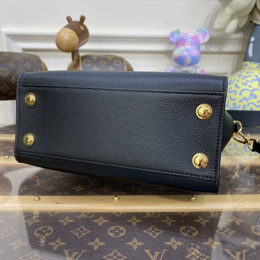 Replica Louis Vuitton On My Side PM Full Black - high-end fake designer purse
