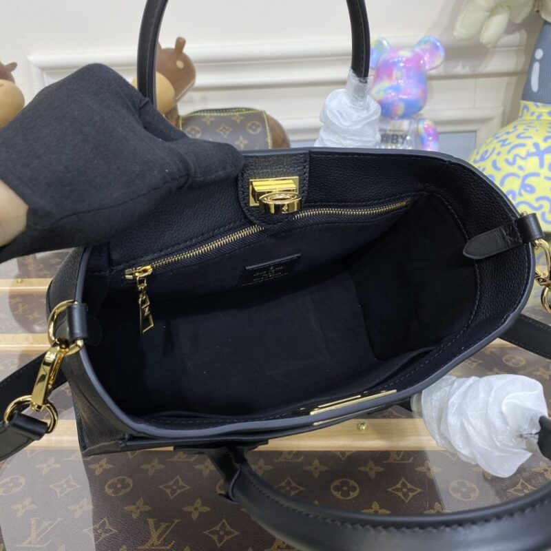 Replica Louis Vuitton On My Side PM Full Black - best quality luxury bag dupe